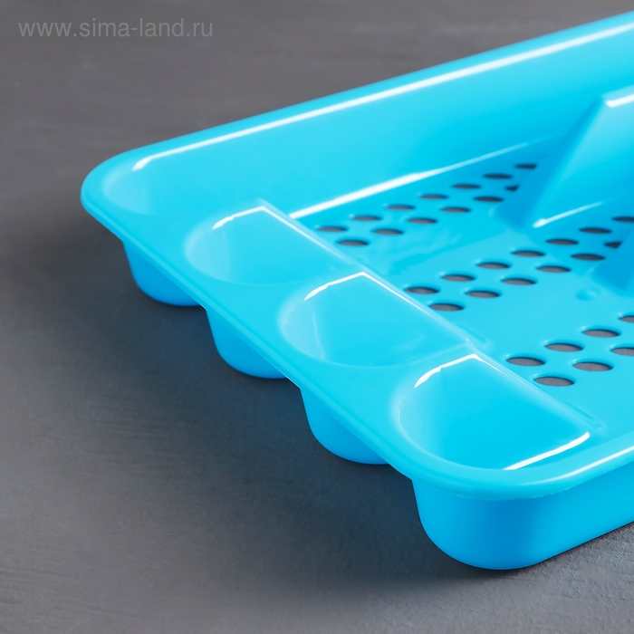 Лоток для столовых приборов, 33×26 см, цвет МИКС Лоток для столовых приборов, 33×26 см, цвет МИКС