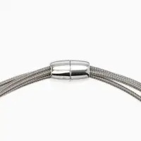 Набор 2 пред-та: колье, браслет "Бусина на нитях", цвет серебро