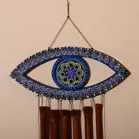 Музыка ветра "Око" бамбук 40х5х110 см