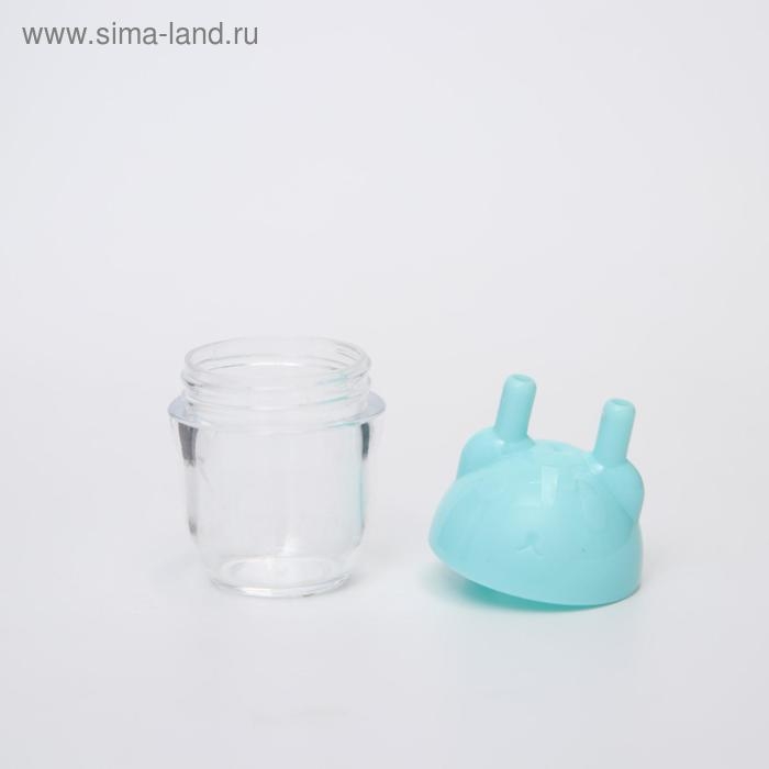 Детский назальный аспиратор с отводной трубкой &laquo;Мишка&raquo;, цвет голубой