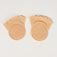 Полустельки с отрез пальцами 9,5*7*0,5см пара бамбук волокн,вискоза беж ОТ Полустельки с отрез пальцами 9,5*7*0,5см пара бамбук волокн,вискоза беж ОТ