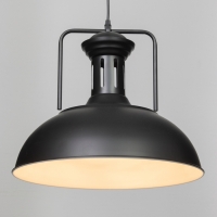 Светильник William 1х40Вт Е27 пр-1м черный 40х40х35см