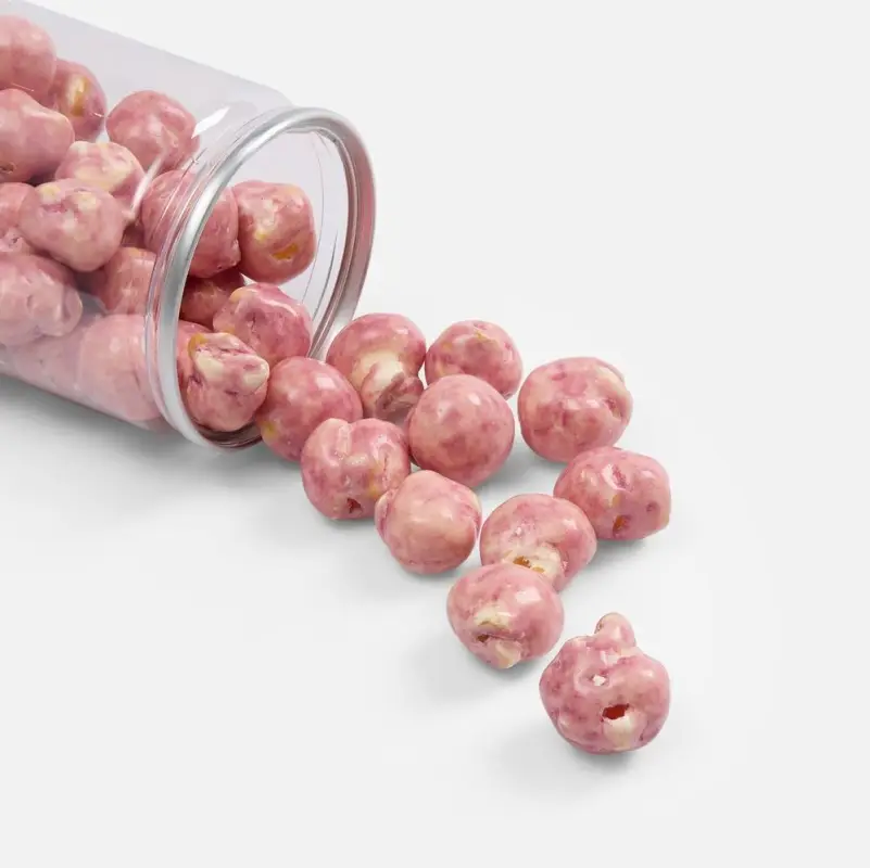 Попкорн Carambole, карамельный в глазури &laquo;Йогурт и малина&raquo;