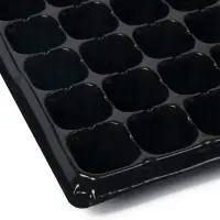 Кассета для рассады, на 72 ячейки, по 50 мл, из пластика, чёрная, 54&times;28&times;4 см, Greengo
