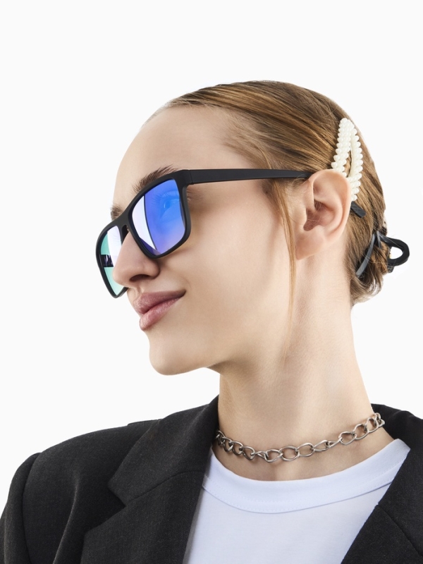 Очки солнечные, uv 400, ширина 14.7 см, дужка 14.5 см, линза 5.2 х 4.1 см