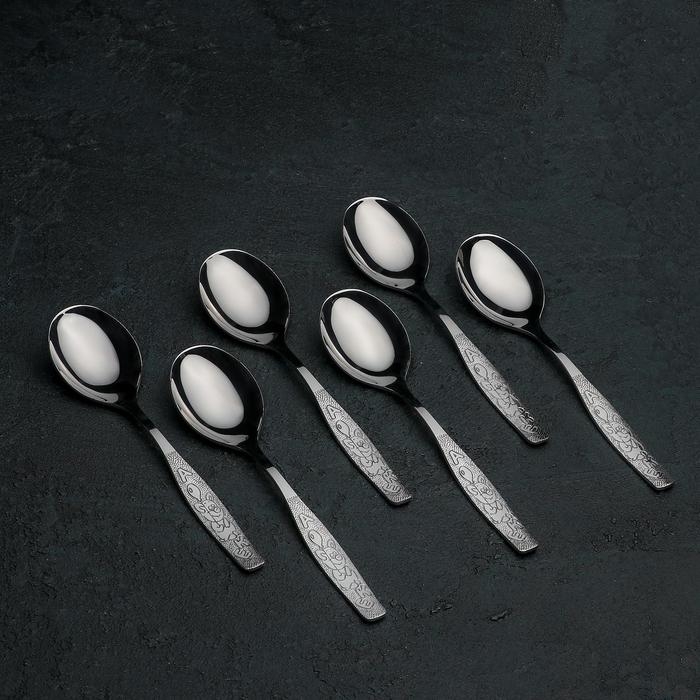 Ложка детская столовая «Непоседа», длина 16 см, толщина 2 мм, цвет серебряный Ложка детская столовая «Непоседа», длина 16 см, толщина 2 мм, цвет серебряный