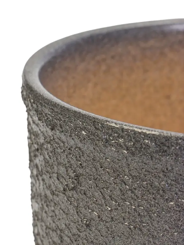 Горшок цветочный с поддоном 1,8 л, керамика "Шагрень" (М)