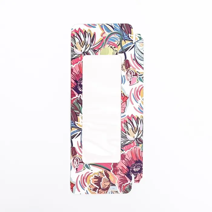 Подарочная коробка под плитку шоколада, с окном &laquo;Цветочное настроение&raquo;, 17&times;8&times;1.4 см