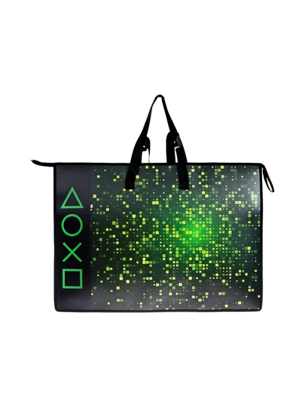 Папка А2 , 650х470х100 мм, deVENTE Папка А2 , 650х470х100 мм, deVENTE "Game", с ручками, пластиковая, молния сверху, внутренний карман