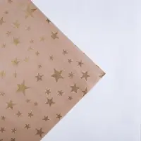 Бумага упаковочная крафтовая &laquo;Звёзды&raquo;, 70&times;100 см
