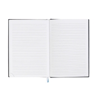 Ежедневник недатированный, A5, 160 листов, Attomex. Lancaster, твердая обложка балакрон с поролоном, тиснение фольгой, перфорация, ляссе, блок 70%, синий