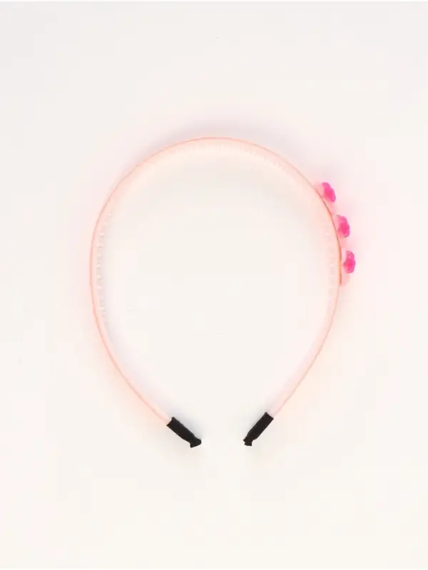 Ободок для волос розовый, Минни Маус