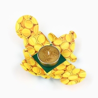 Свеча новогодняя чайная &laquo;Новый год: Деньги&raquo;, диам 4 см