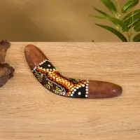 Сувенир "Бумеранг" албезия, 20х6х1 см, МИКС