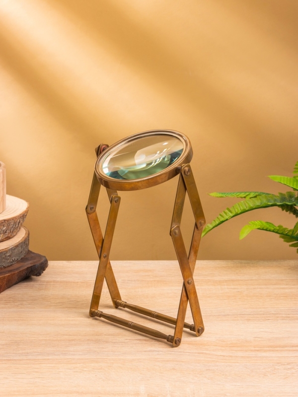 Лупа &laquo;Исследователь&raquo;, 13.5&times;14&times;3.5 см, алюминий