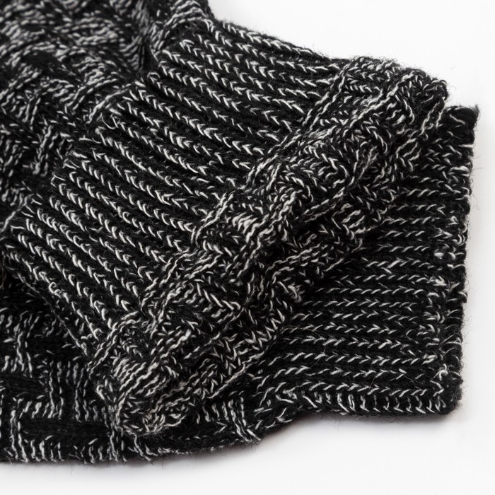 Носки мужские шерстяные, цвет чёрный, размер 29 Носки мужские шерстяные, цвет чёрный, размер 29