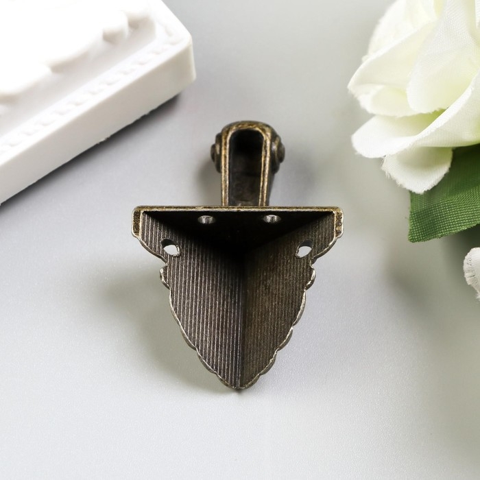 Уголок (ножка) для шкатулки "Старинная" набор 4 шт 4,8х3,7 см