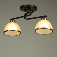 Люстра "Рендо" 2хЕ27 40Вт черно-бронзовый 44х15х23 см