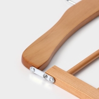 Плечики - вешалка для брюк и юбок LaDо́m Bois, 38,5&times;1,2&times;34,3 см, деревянная сорт А, многоуровневая, широкие плечики