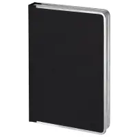 Ежедневник Frame Metal, недатированный, черный