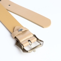 Ремень женский, ширина 2,5 см, винт, пряжка металл, цвет бежевый Ремень женский, ширина 2,5 см, винт, пряжка металл, цвет бежевый
