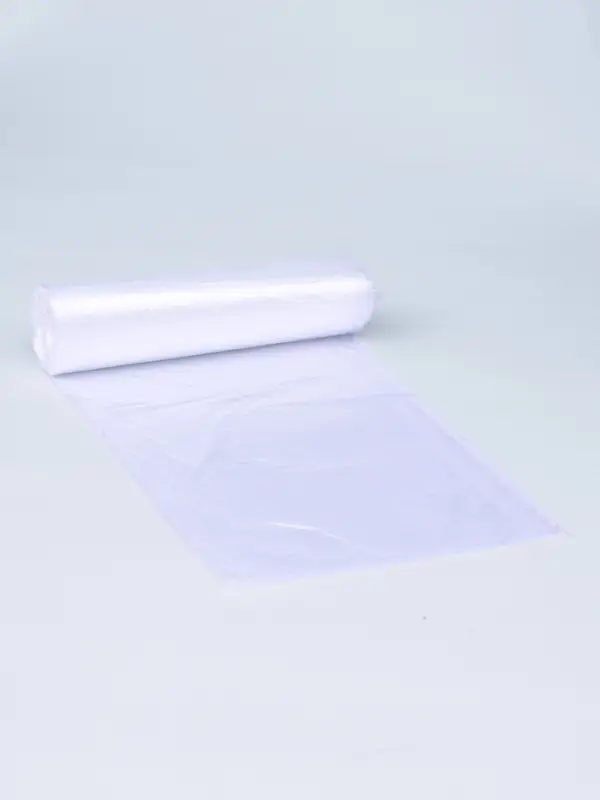 Мешки для мусора, 30 л, 50&times;60 см, 5 мкм, ПНД, 20 шт., прозрачные, в рулоне