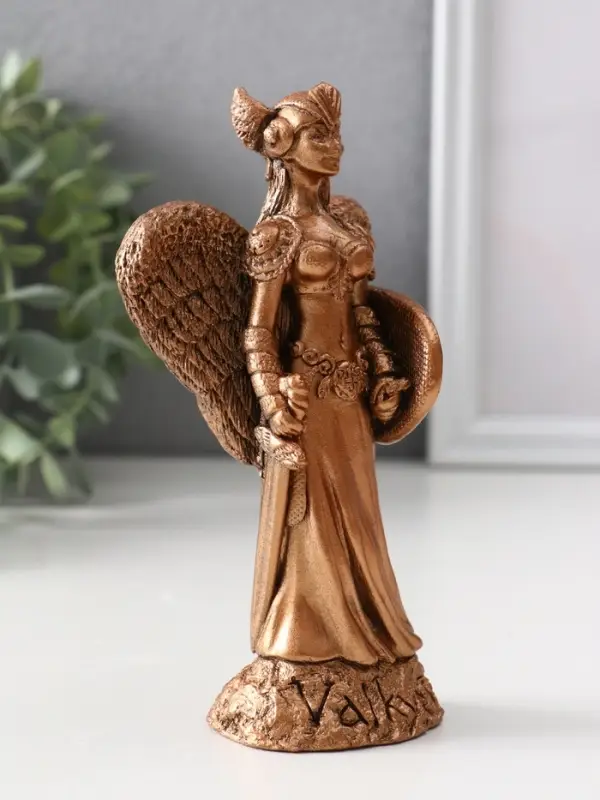 Фигура Бог сканди &laquo;Валькирия&raquo;, 14&times;7.5&times;6 см, бронза