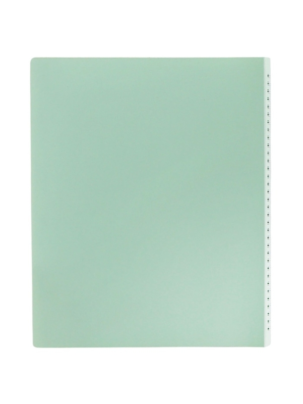 Нотная папка - 10 файлов 20 листов зеленая