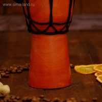 Сувенирный музыкальный инструмент барабан джембе "Классика" 20х12х12 см Сувенирный музыкальный инструмент барабан джембе "Классика" 20х12х12 см