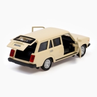 Машинка металлическая &laquo;ВАЗ-2104&raquo;, ретро - модель &laquo;ЖИГУЛИ&raquo;, открываются двери, багажник, инерция, 12 см, бежевый