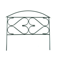 Ограждение декоративное, 50 &times; 315 см, 5 секций, металл, зелёное, &laquo;Дачный плюс&raquo;, Greengo