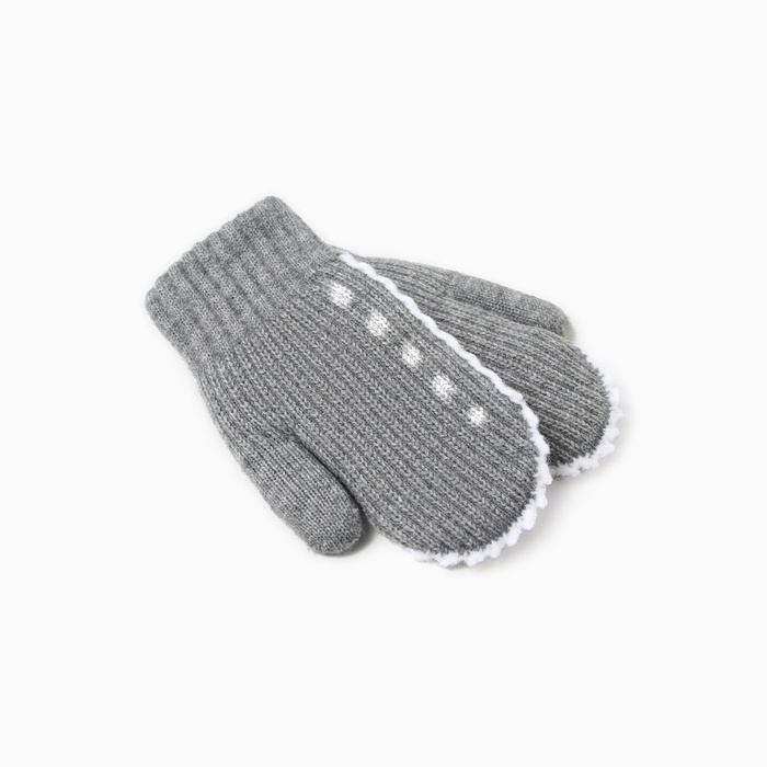 Варежки детские MINAKU, цвет бежевый, 15 см Варежки детские MINAKU, цвет бежевый, 15 см