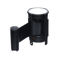 Кассета c вытяжной лентой - 180 см, высота - 11 см, ширина - 48 мм, чёрная