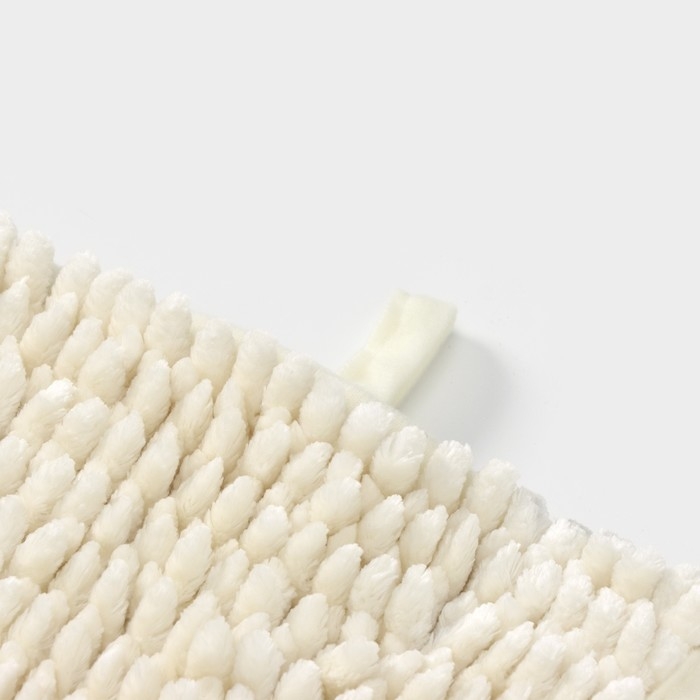 Коврик для дома LaDо́m, букли, плотность 1400 г, 50&times;80 см, цвет молочный