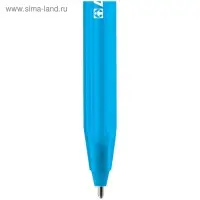 Ручка шариковая Luxor InkGlide 100 Icy синяя, 0,7мм, трехгран, корпус ассорти 16700/50 Tub