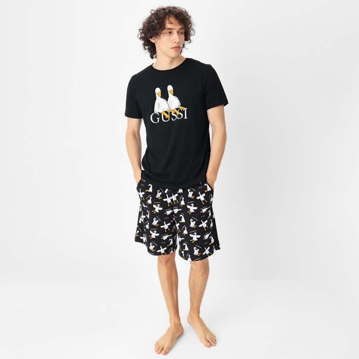 Пижама мужская (футболка и шорты) KAFTAN Gussi, р-р 54 Пижама мужская (футболка и шорты) KAFTAN Gussi, р-р 54