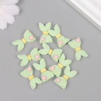 Декор для творчества пластик "Зелёный хвост русалки" набор 12 шт 2,3х1,4 см