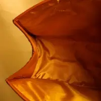 Сумка плетёная на застёжке из пандана 41х16х50 см, бежево-коричневый