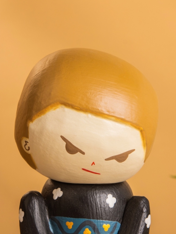 Деревянная кукла кокеши &laquo;Юко&raquo;, 8&times;9&times;17 см