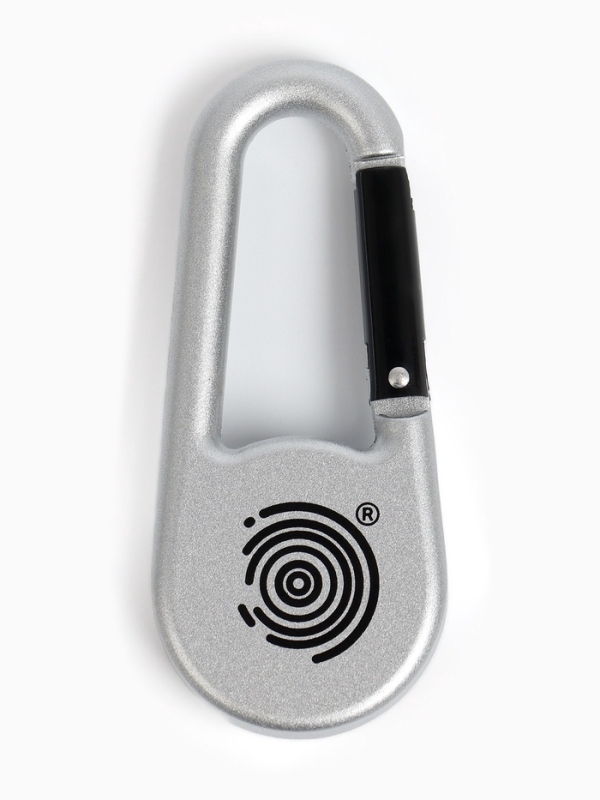 Компас с карабином C27, d=3 см, металлический