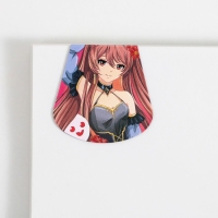 Закладки магнитные для книг, 3 шт &laquo;Аниме. Девочки&raquo;