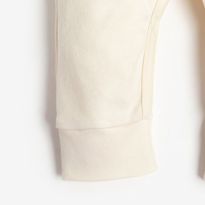 Комбинезон Крошка Я "Merry Xmas", рост 80-86 см, цвет бежевый