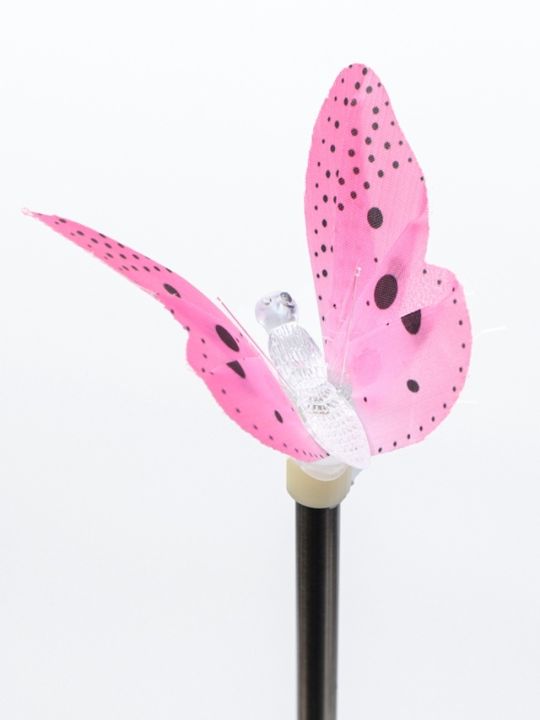 Штекер с подсветкой Штекер с подсветкой "Бабочка Клео" красная, 8х70см