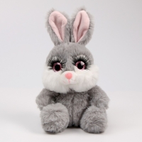 Мягкая игрушка «»Зайка«, цвет серый Мягкая игрушка «»Зайка«, цвет серый