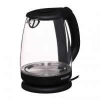 Чайник HYK-G1001 1.7л. 2200Вт черный