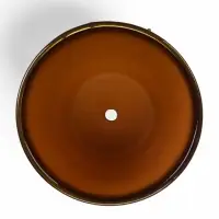 Горшок цветочный поддоном  2,5 л,  керамика, Миндаль (М)