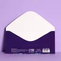 Конверт для денег &laquo;С Днём рождения!&raquo; лилия, 16.5 &times; 8 см