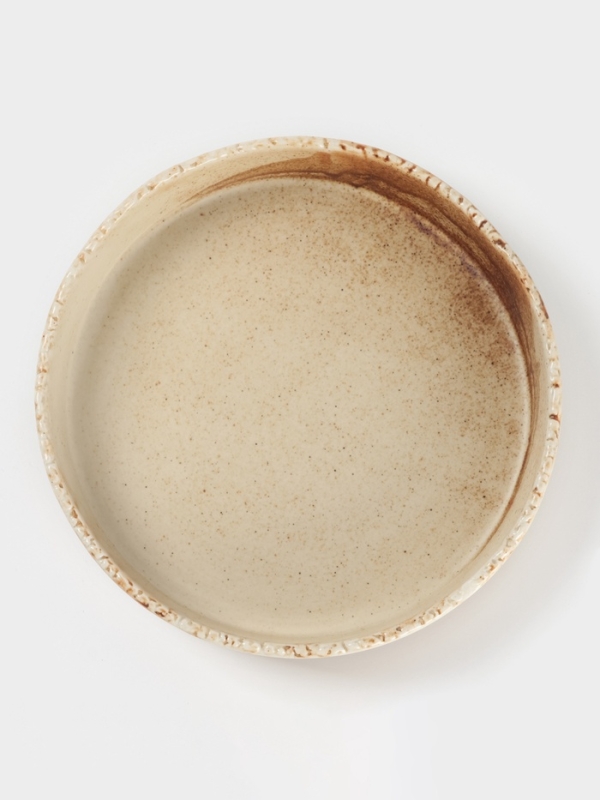 Тарелка Magistro "Organic brown" 20,6х4,4 см с высоким бортом