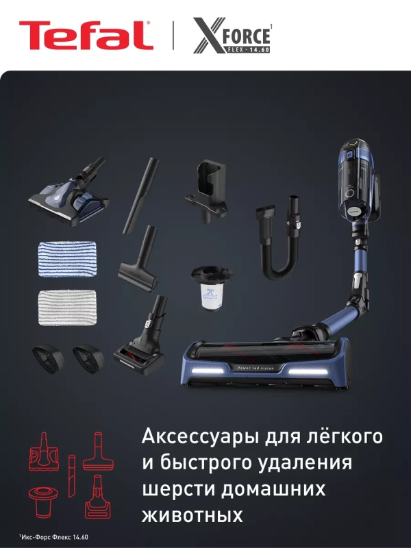 Беспроводной пылесос X-Force Flex 14.60 Aqua TY99C0WO
