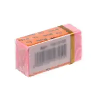 Набор 8 штук ластиков прямоугольных Пастельные МИКС, в бумажном держателе (штрихкод на штуке)